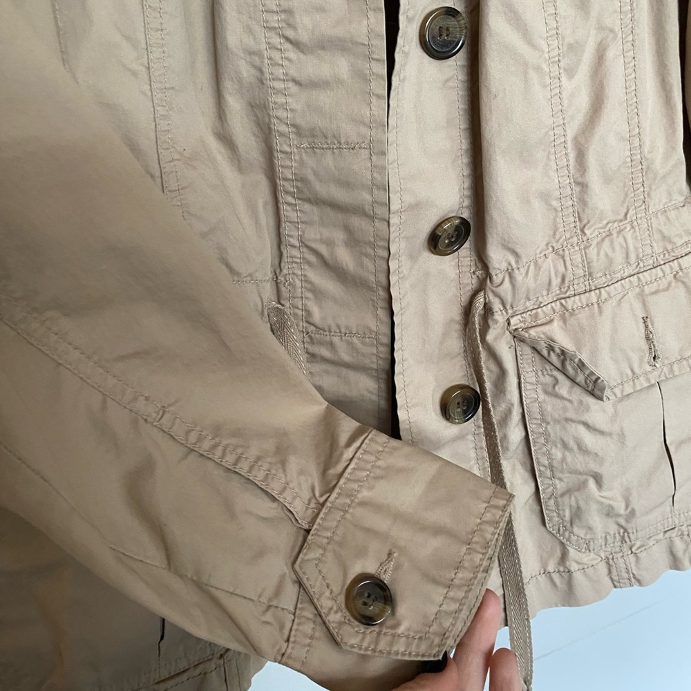 Liz Claiborne Tan Utility Jacket size small - Picture 7 of 8
